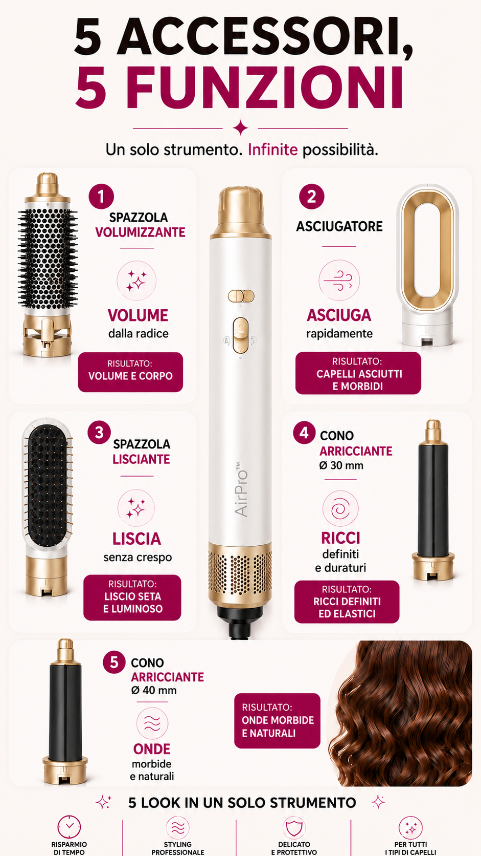 Curlglam AirPro™ 5-in-1