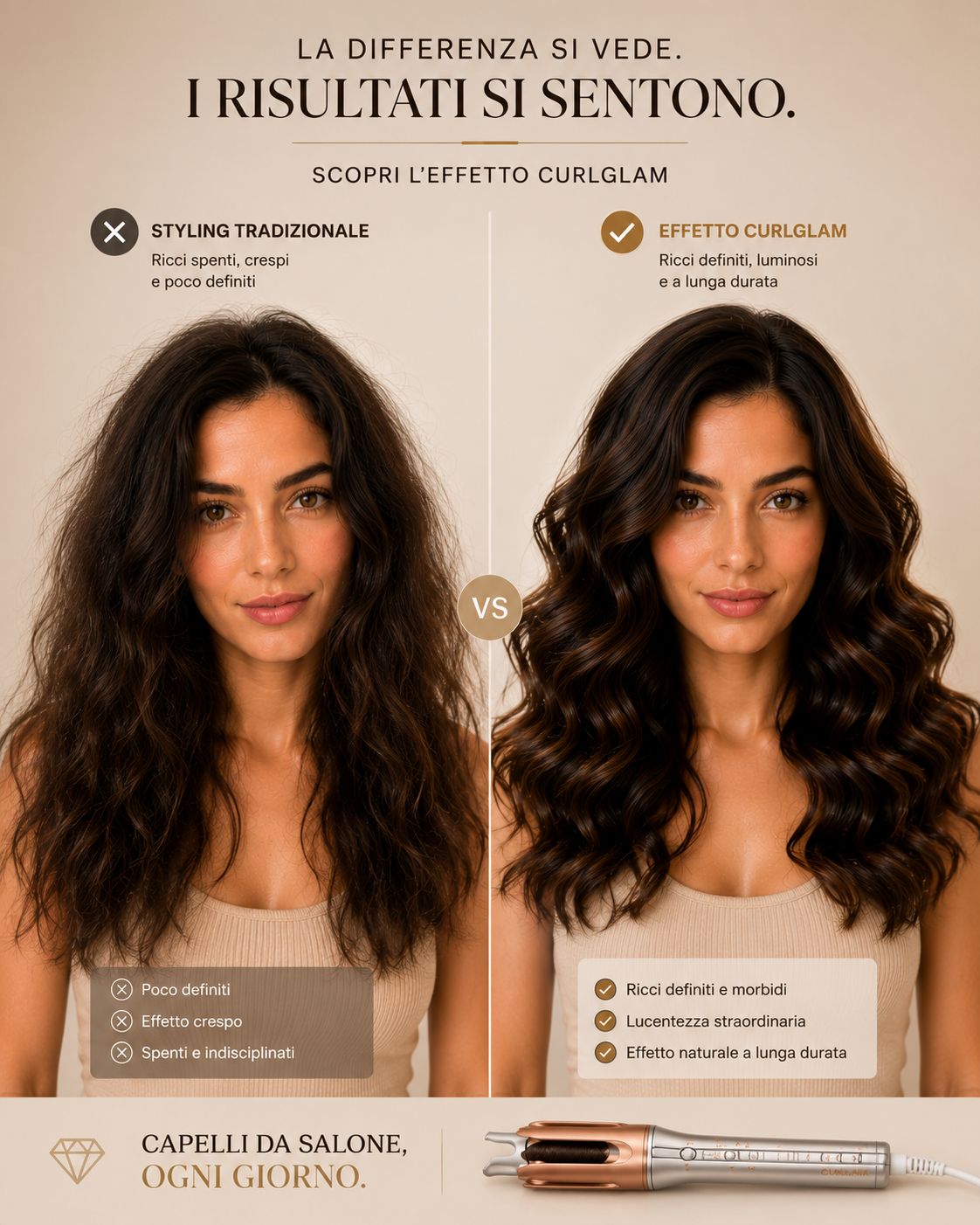 CurlGlam™ - Arricciacapelli