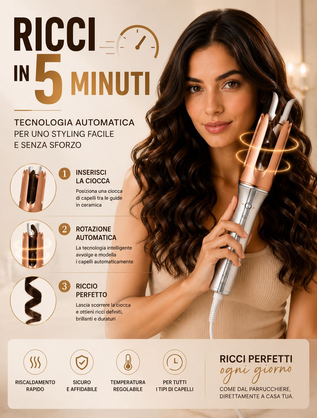 CurlGlam™ - Arricciacapelli